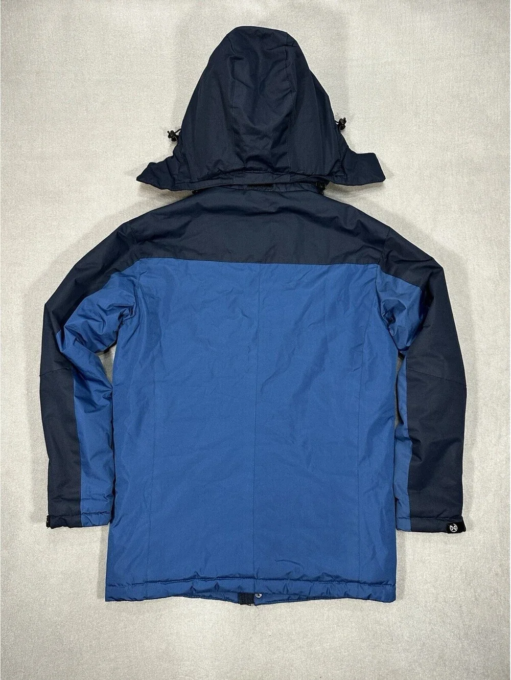Hawke & Co Men’s Small Waterproof Insulated Hooded Jacket Blue Winter Coat